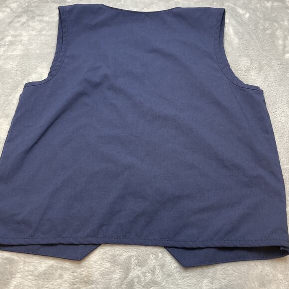 American Heritage Girls AHG Vest Youth L Navy Iron On Patches Pin Scouts Uniform - Picture 2 of 8